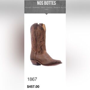 BOULET cow-boy western boots for men